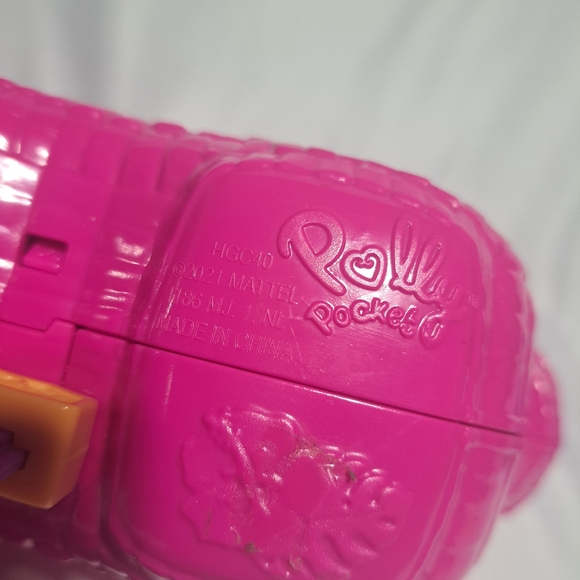 Polly Pocket Set Of 4 Playsets - Flamingo Unicorn Cupcake Compact - Picture 8 of 8